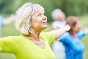 Woman enjoying Celebrations Activities & Events at Discovery Village. 