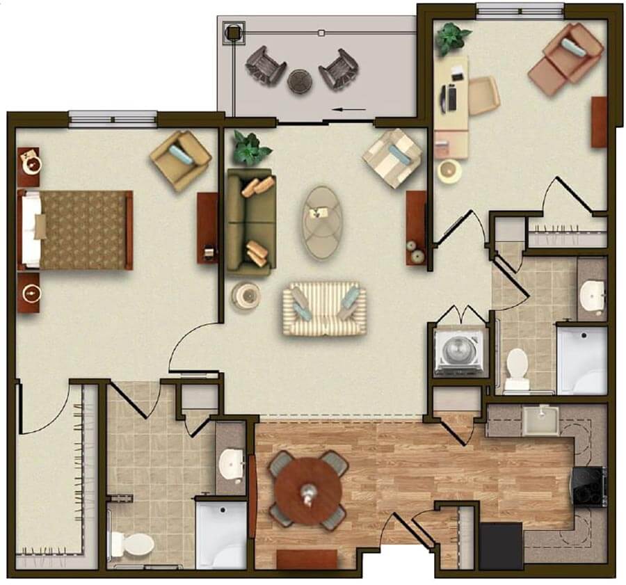 St. Vincent floor plan