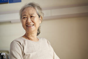 woman entering Senior Assisted Living homes