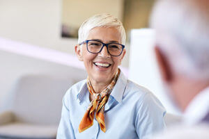 woman enjoying senior living health fitness programs