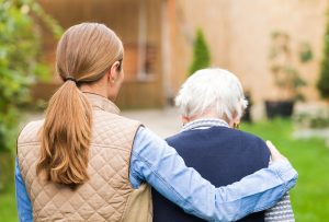 Nurse Caring Elder Man